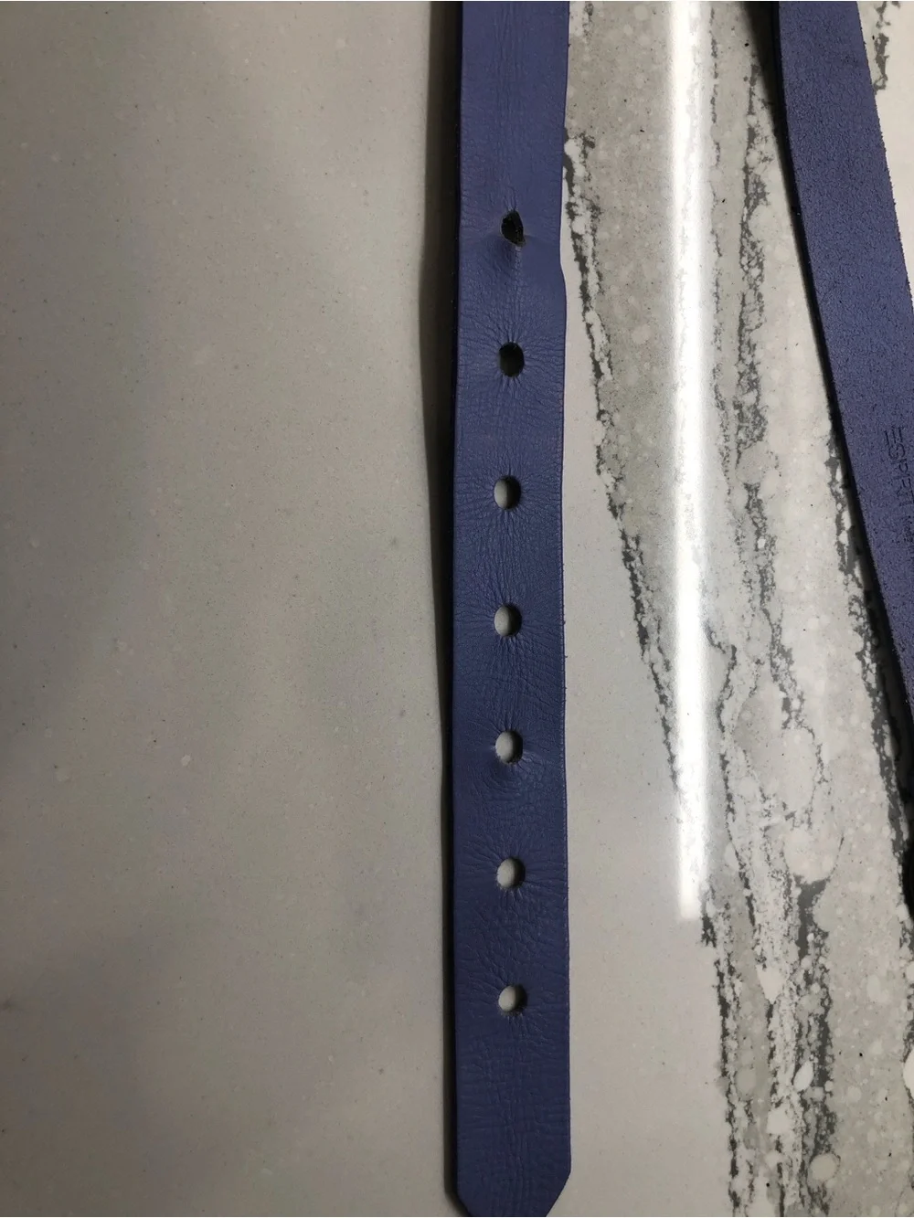 Vintage pastel Purple ESPRIT leather belt M/L - 44 Inches